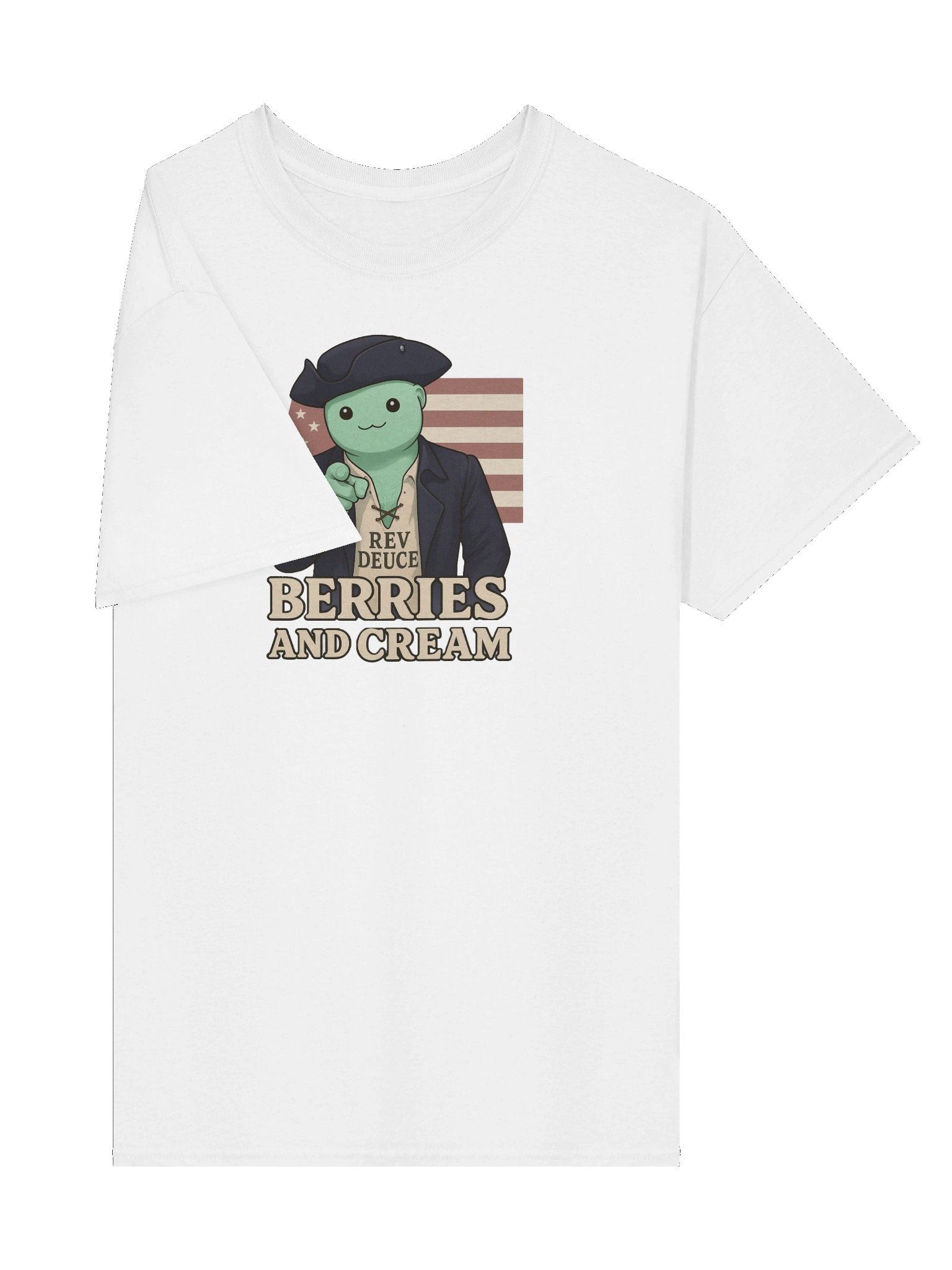 Berries & Cream Summer White Tee! product image (4)