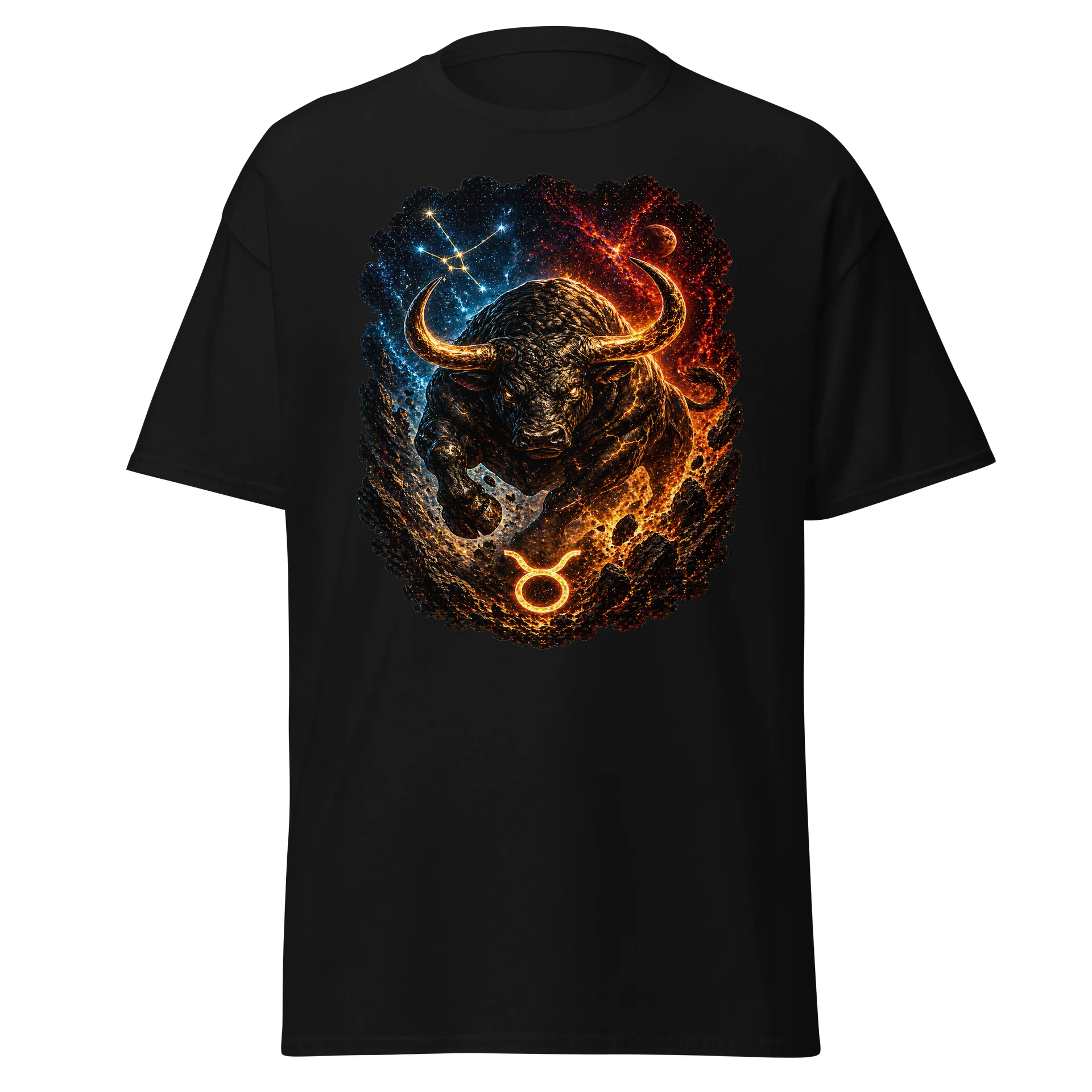 Heart of the Emerald Flame — Taurus Zodiac Tee product image (1)