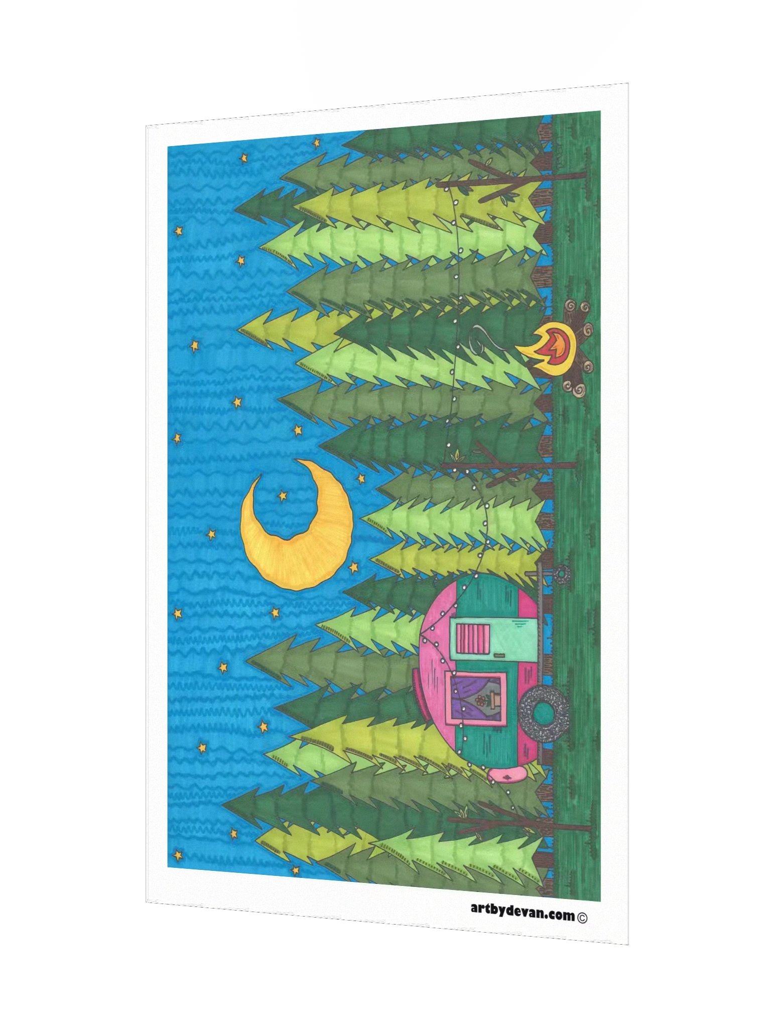 Art Print: Happy Camper product image (3)