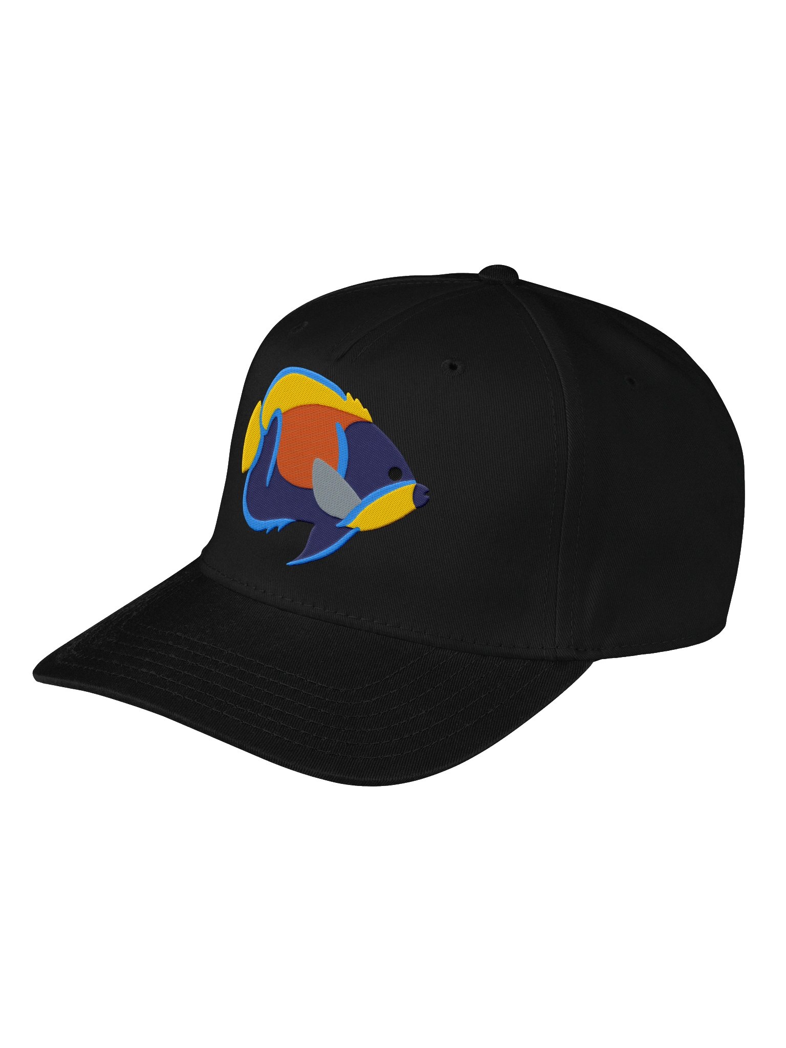 Majestic Angelfish Mid-Profile Baseball Cap (Embroidered) for Reef and Marine Aquarium Lovers product image (5)