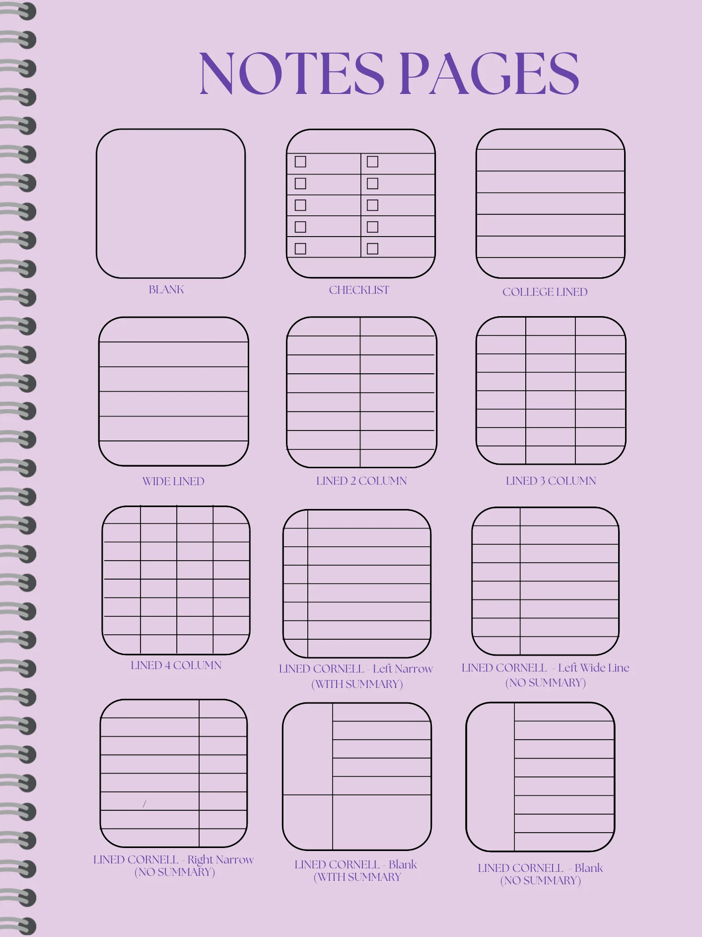 Detailed Undated Planner - Blue product image (9)