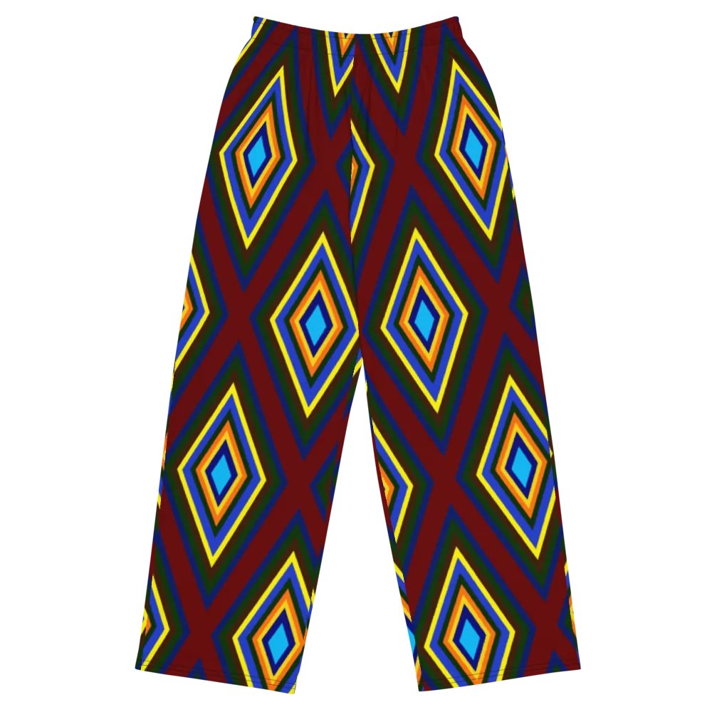 Colorful Diamonds Wideleg Pants product image (2)
