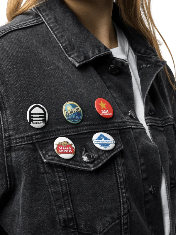 Arc Raiders City Buttons (Pack of 5) product image (5)