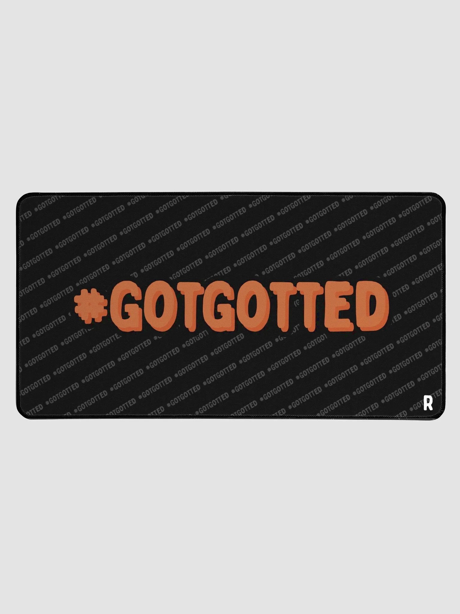 Got-Gotted Orange/Black Mousepad product image (1)