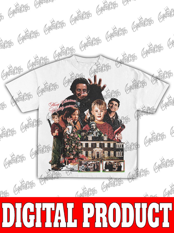 Home Alone Movie Vintage Christmas Bootleg Graphic product image (2)