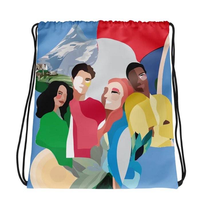 PREMIUM DRAWSTRING BAG, PLANETARY COLLABORATION product image (1)