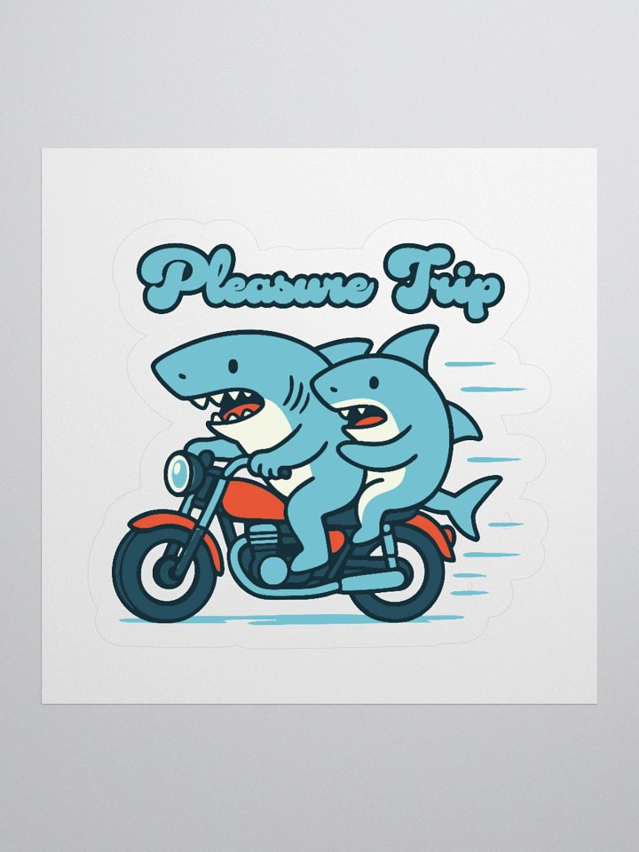 Pleasure Trip Shark Art Print & Apparel | i Roar Concept Design product image (1)
