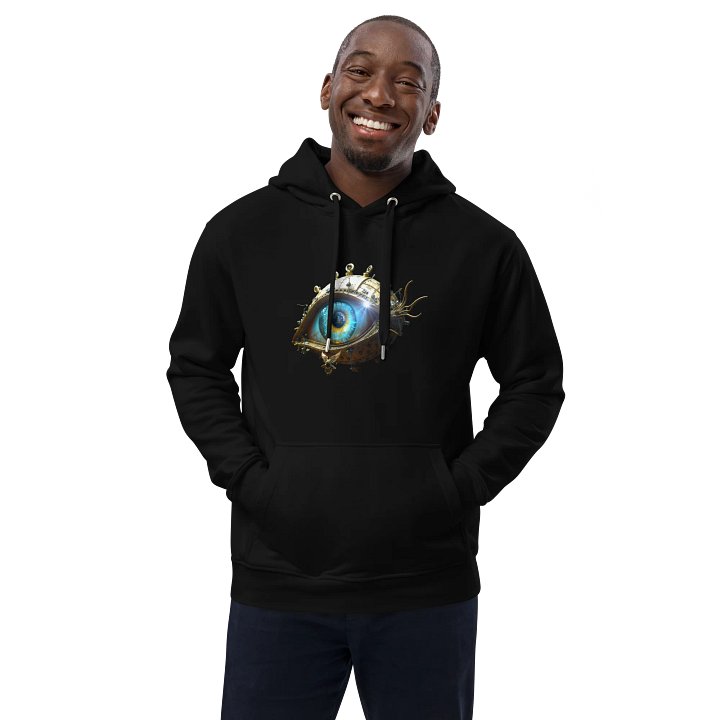 “Wake Up” single artwork hoodie – premium cinematic rock piece from Seven Shades of Nothing – Eco Heavyweight Hoodie product image (1)