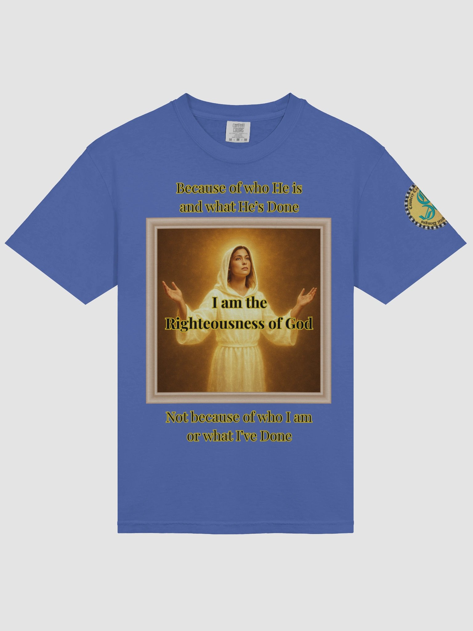 I am the Righteousness of God (Female) Comfort Colors Garment-Dyed Heavyweight T-Shirt Colors (2) product image (3)