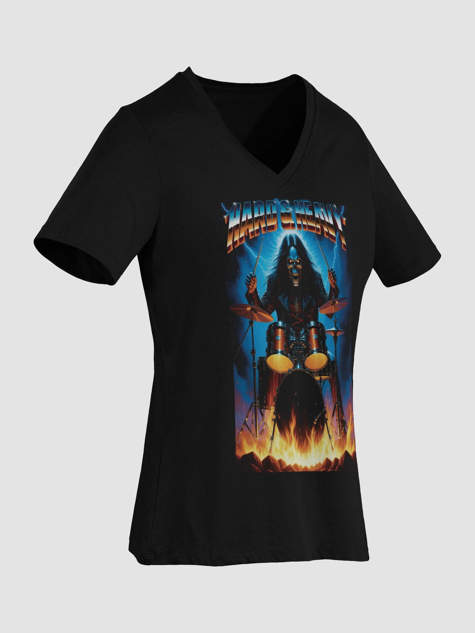 Skully Drummer Women's Tee product image (6)