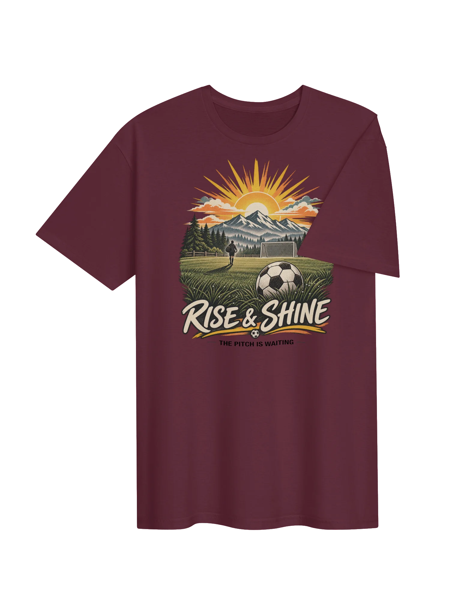 Rise & Shine Soccer Sunrise Tee product image (4)