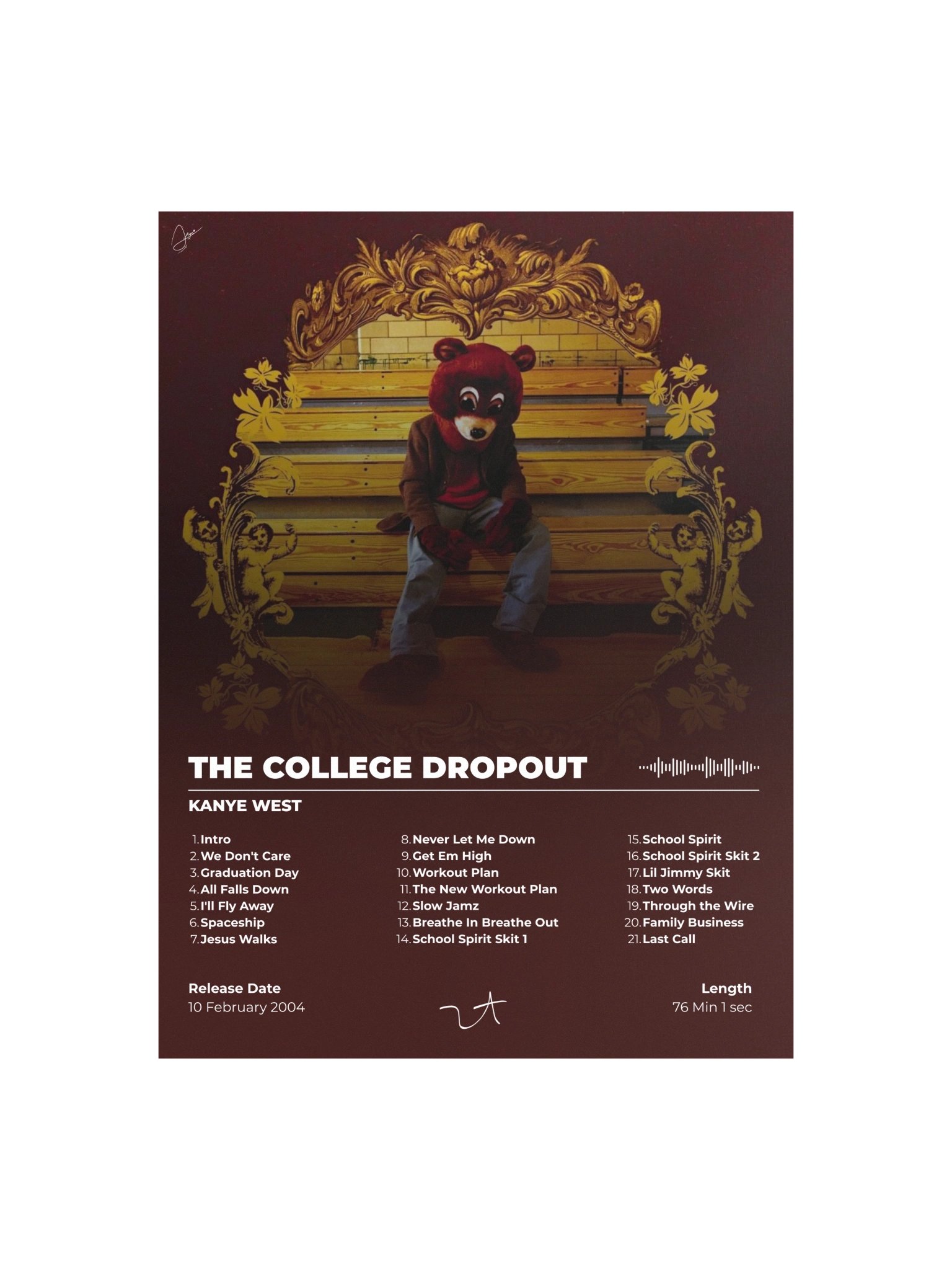 The College Dropout Poster product image (1)