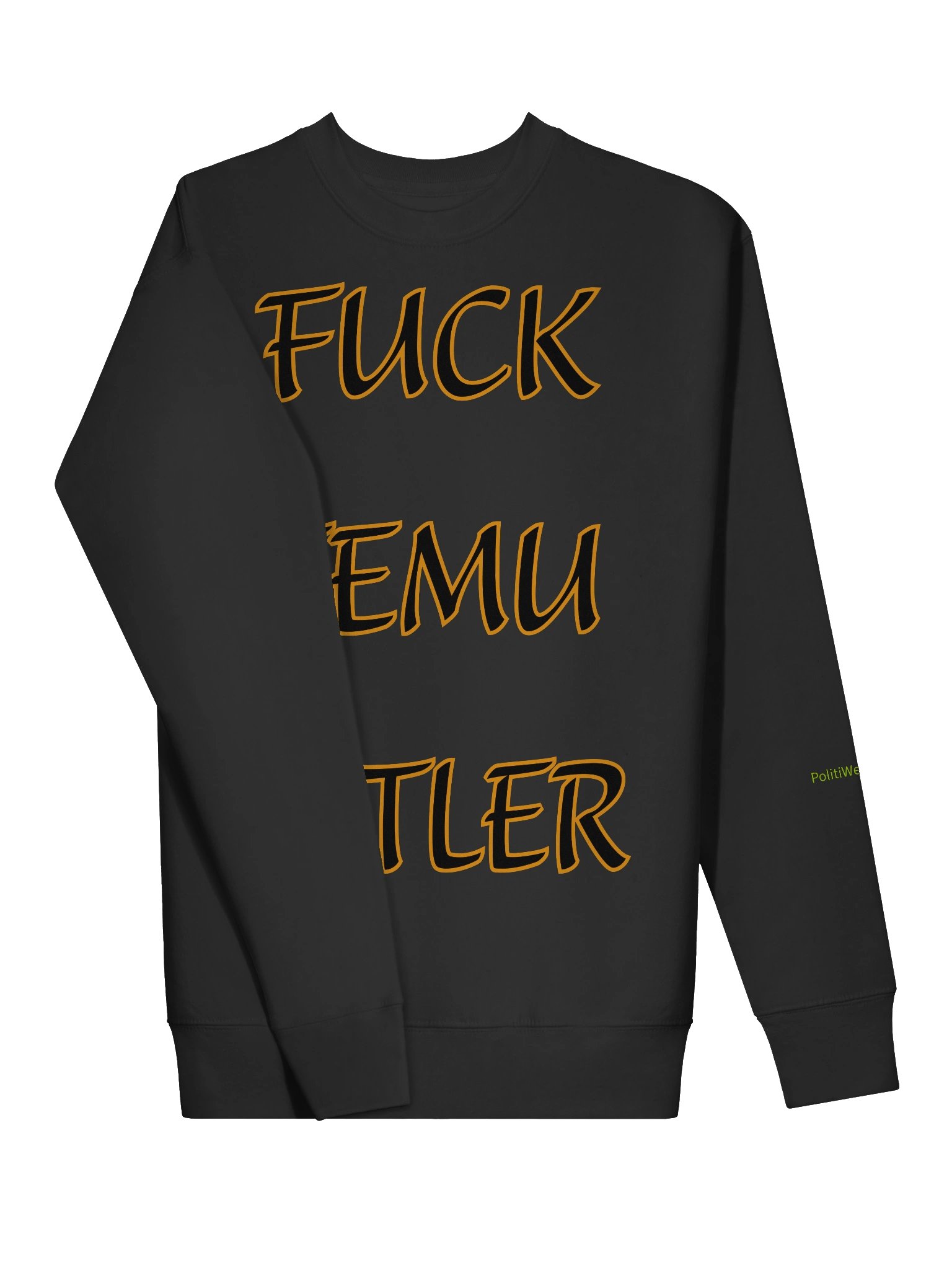 No Kings: F**K Temu Hitler Front Sweatshirt product image (3)