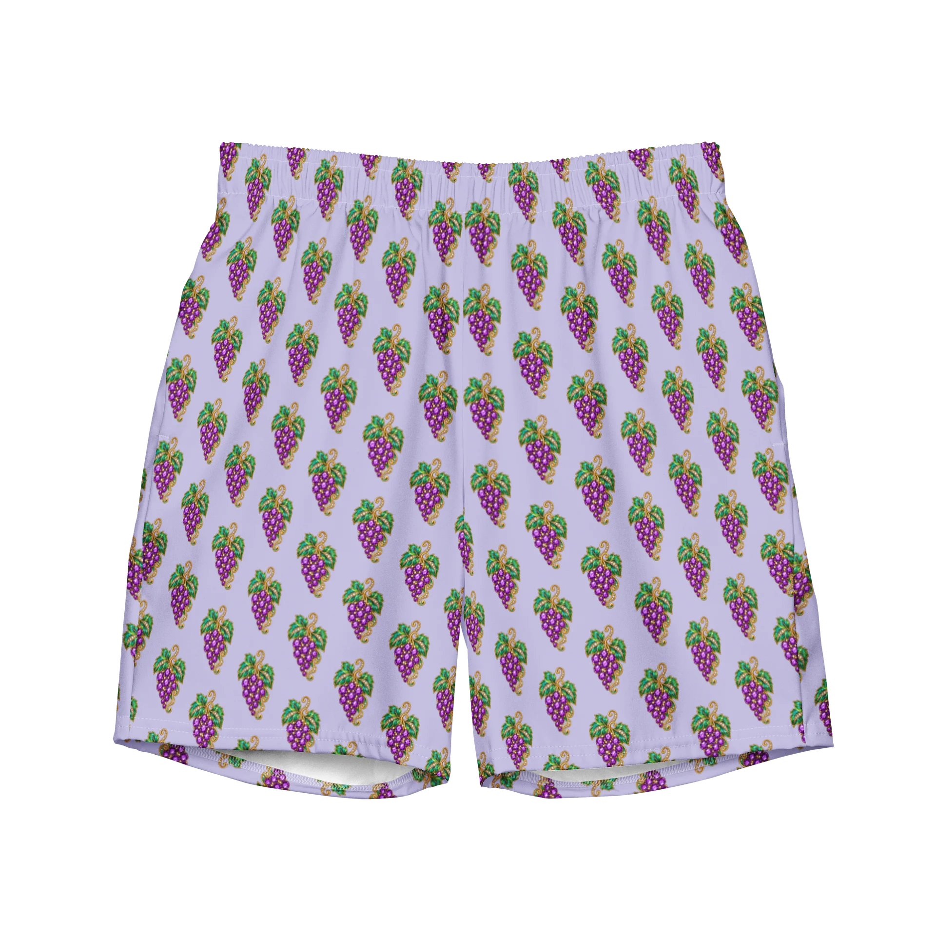 Grape Grove All-Over Print Swim Trunks product image (1)