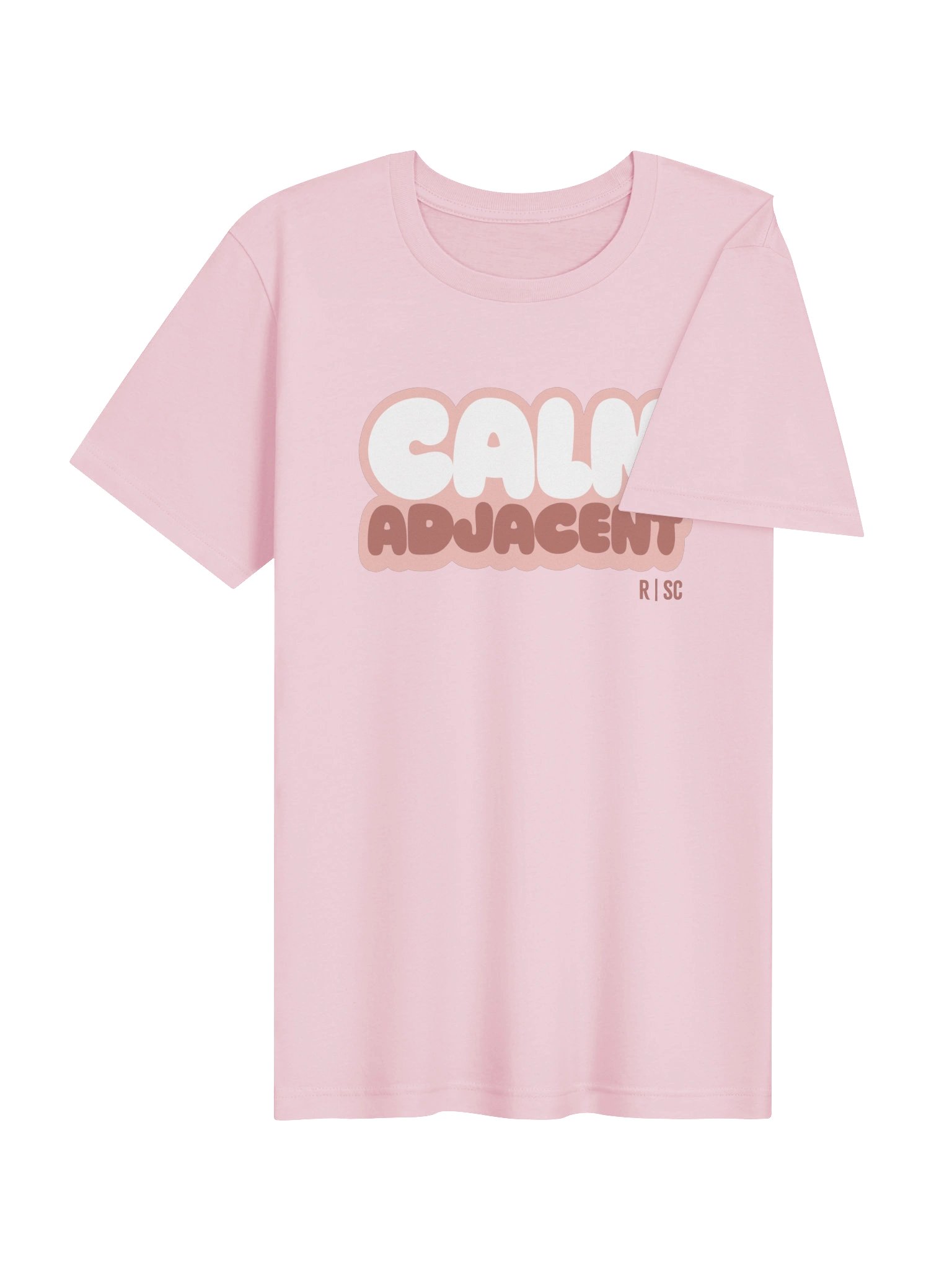 Calm Adjacent T-shirt (Pink) product image (74)