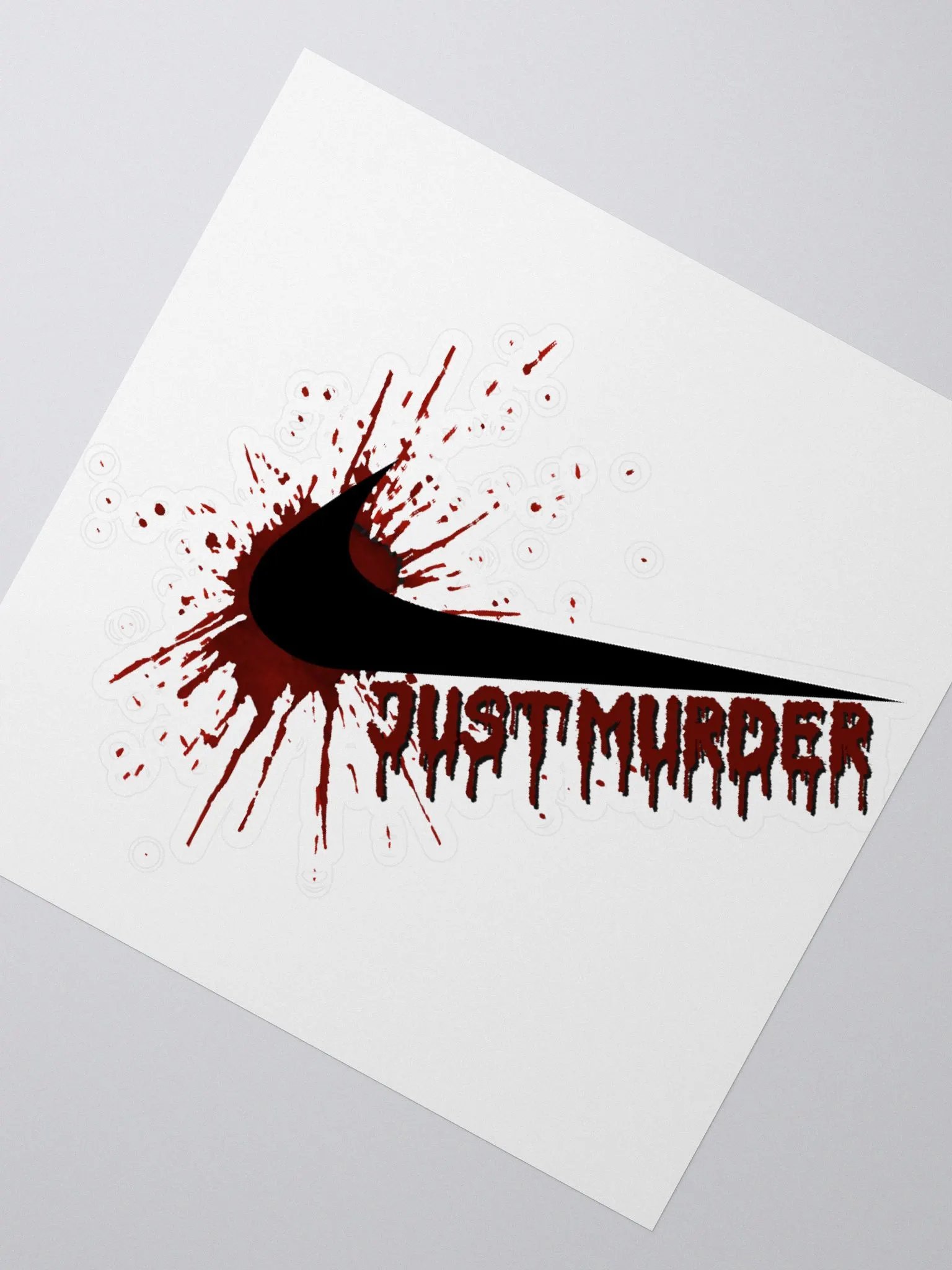 "Just Murder" Sticker product image (2)
