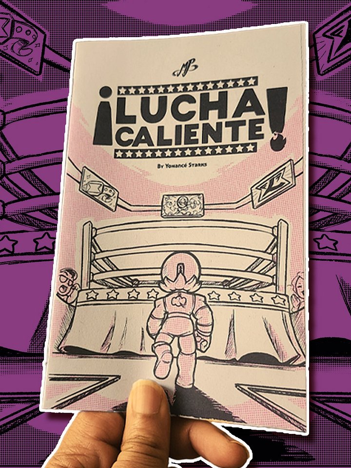 Lucha Calienté Big Bundle! - Round 0, 1 & 2 Riso Zines + Bonus Poster Zine product image (1)