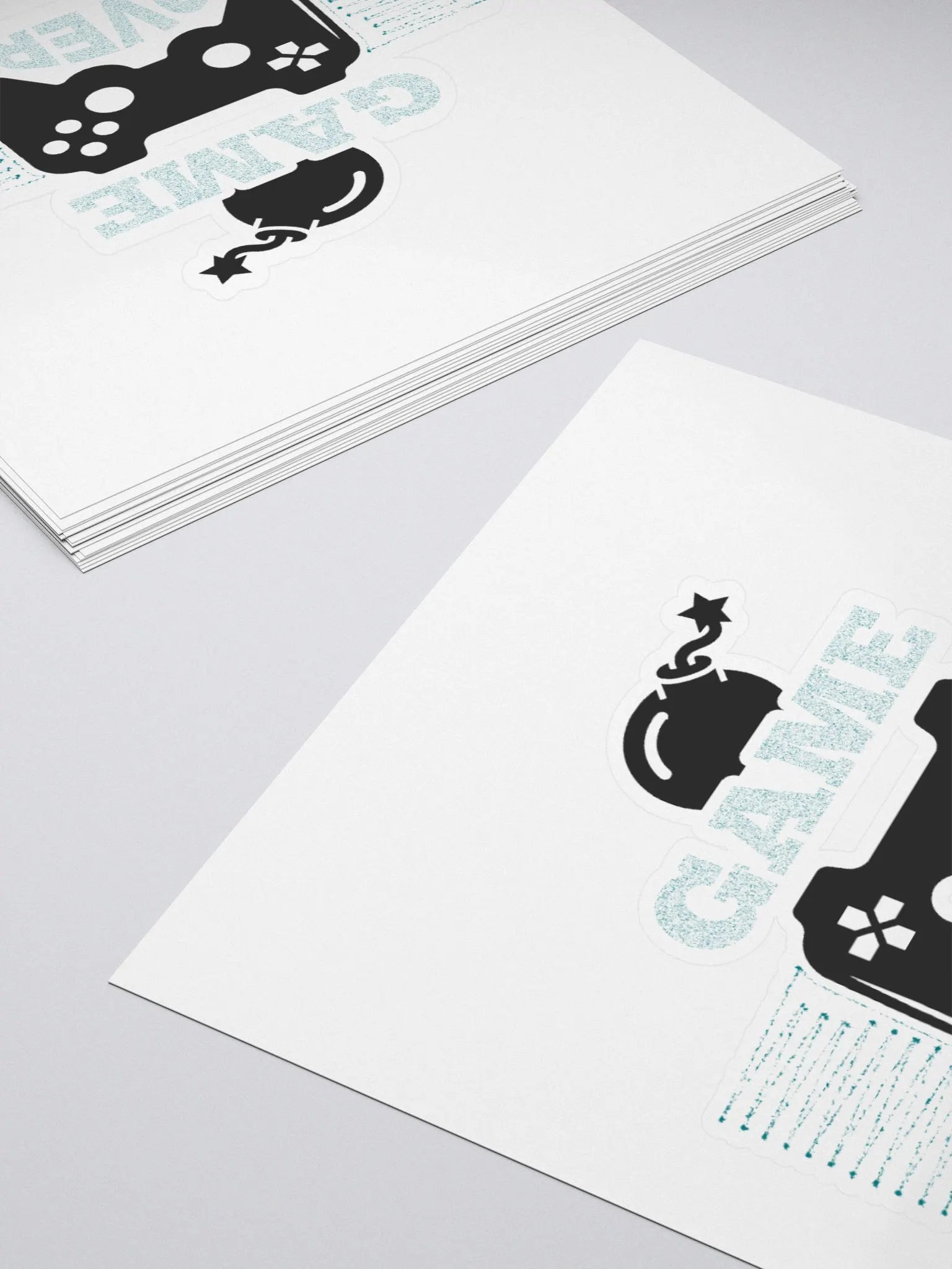 Game Over Controller and Cat Sticker Set product image (11)