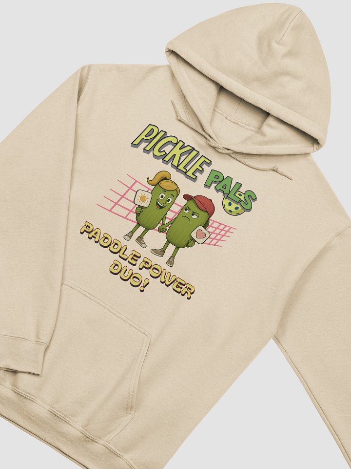 Pickle Pals Couple Paddle Power Duo Pickleball Hoodie product image (2)