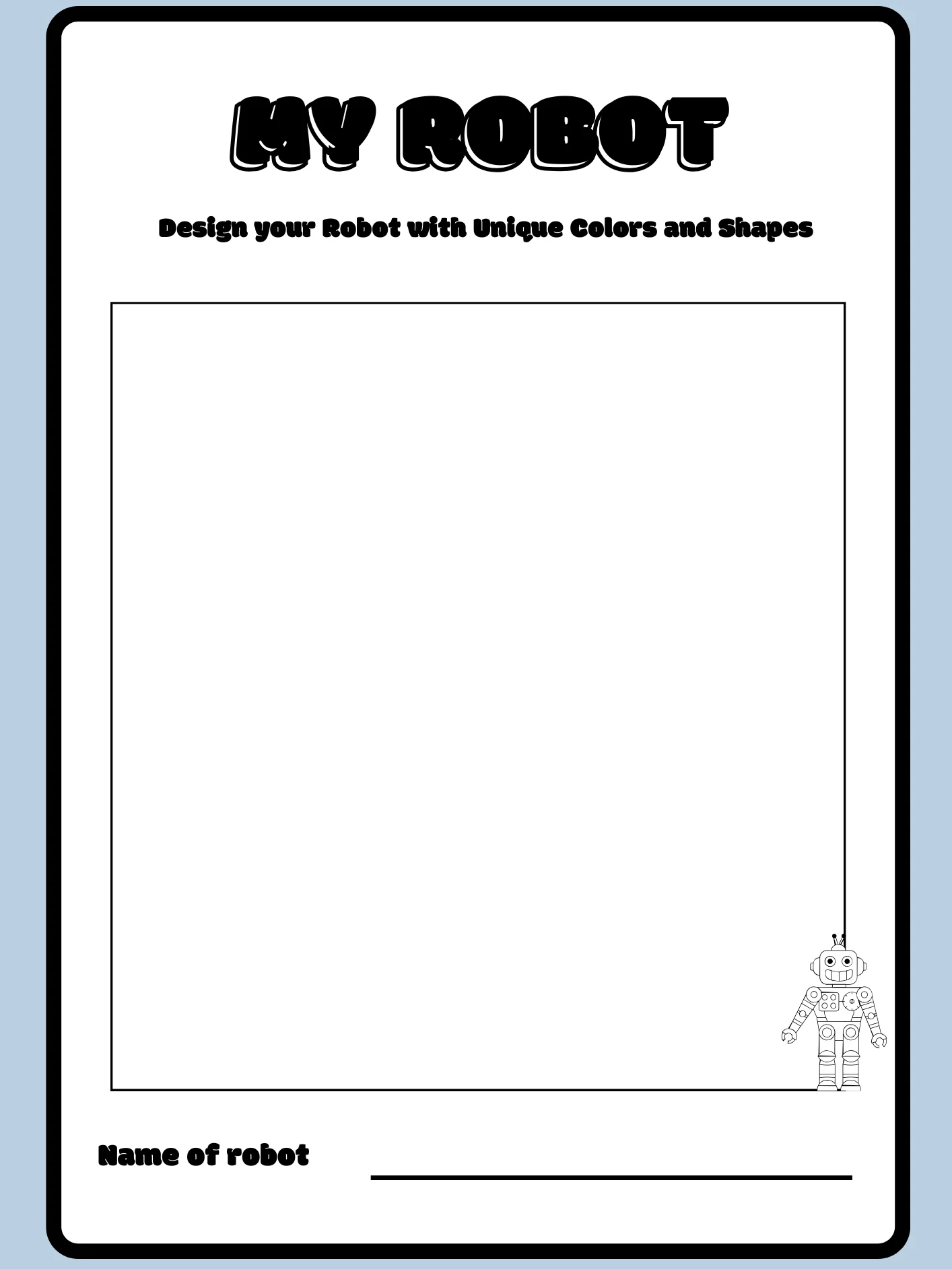 Fun Robot Adventures Activity Worksheets product image (3)