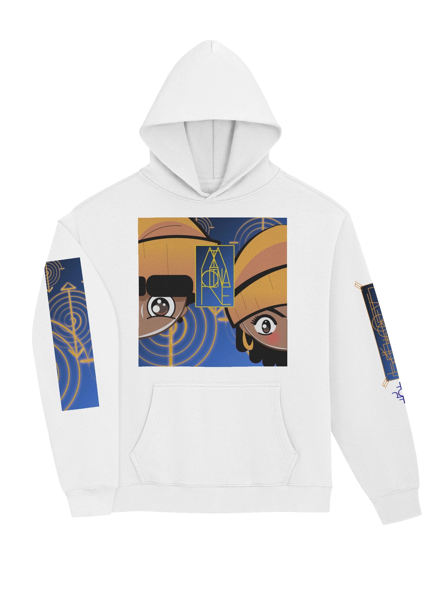 VIBRANT DREAMS WATER ELEMENT Unisex Oversized Hoodie product image (7)