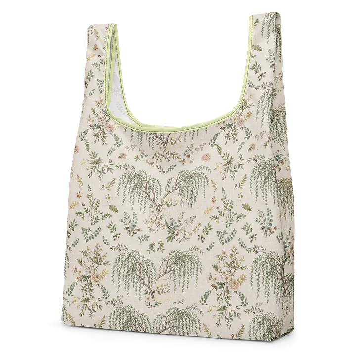 Muted Floral Willow Shopping Bag product image (2)