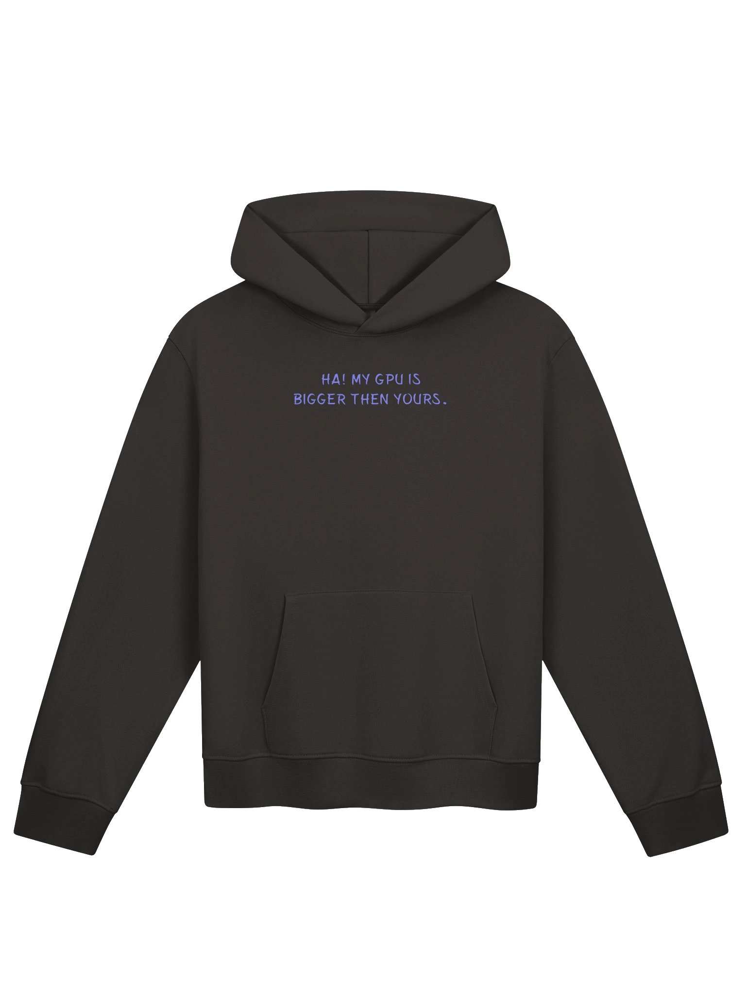 Ha My GPU Is Bigger Then Yours Meme Oversized Hoodie product image (4)