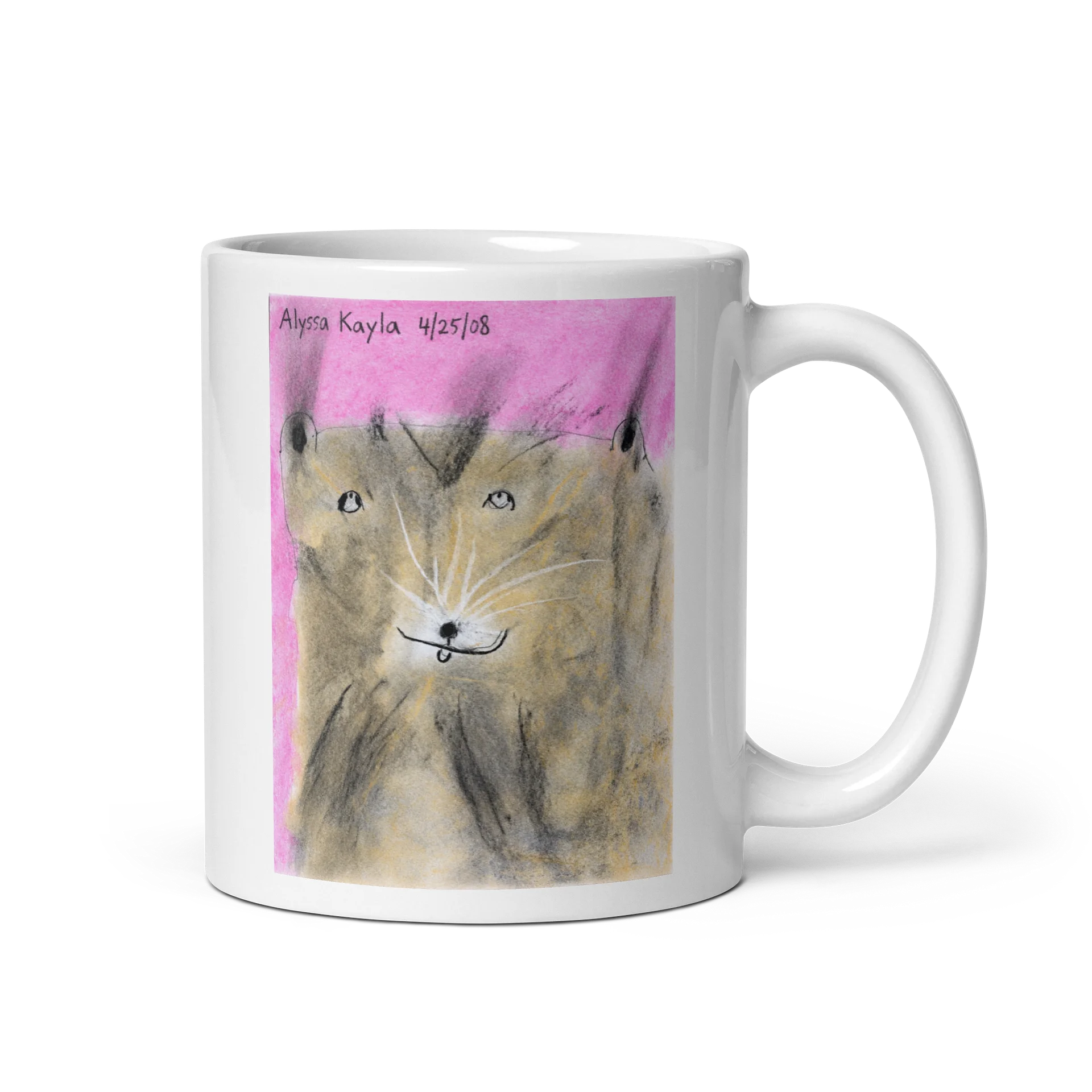 AK’s Mysterious Whiskered Creature Mug product image (1)
