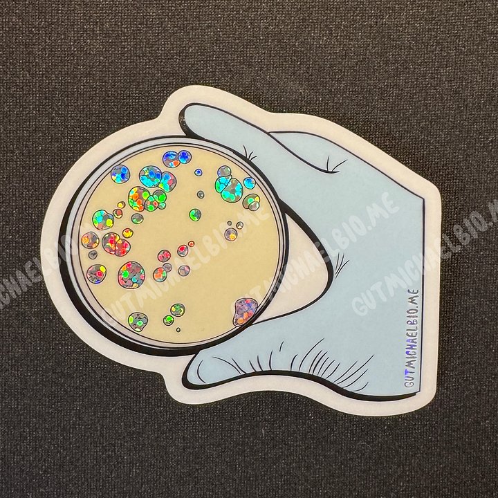 Bedazzled Petri Dish - Sticker product image (1)