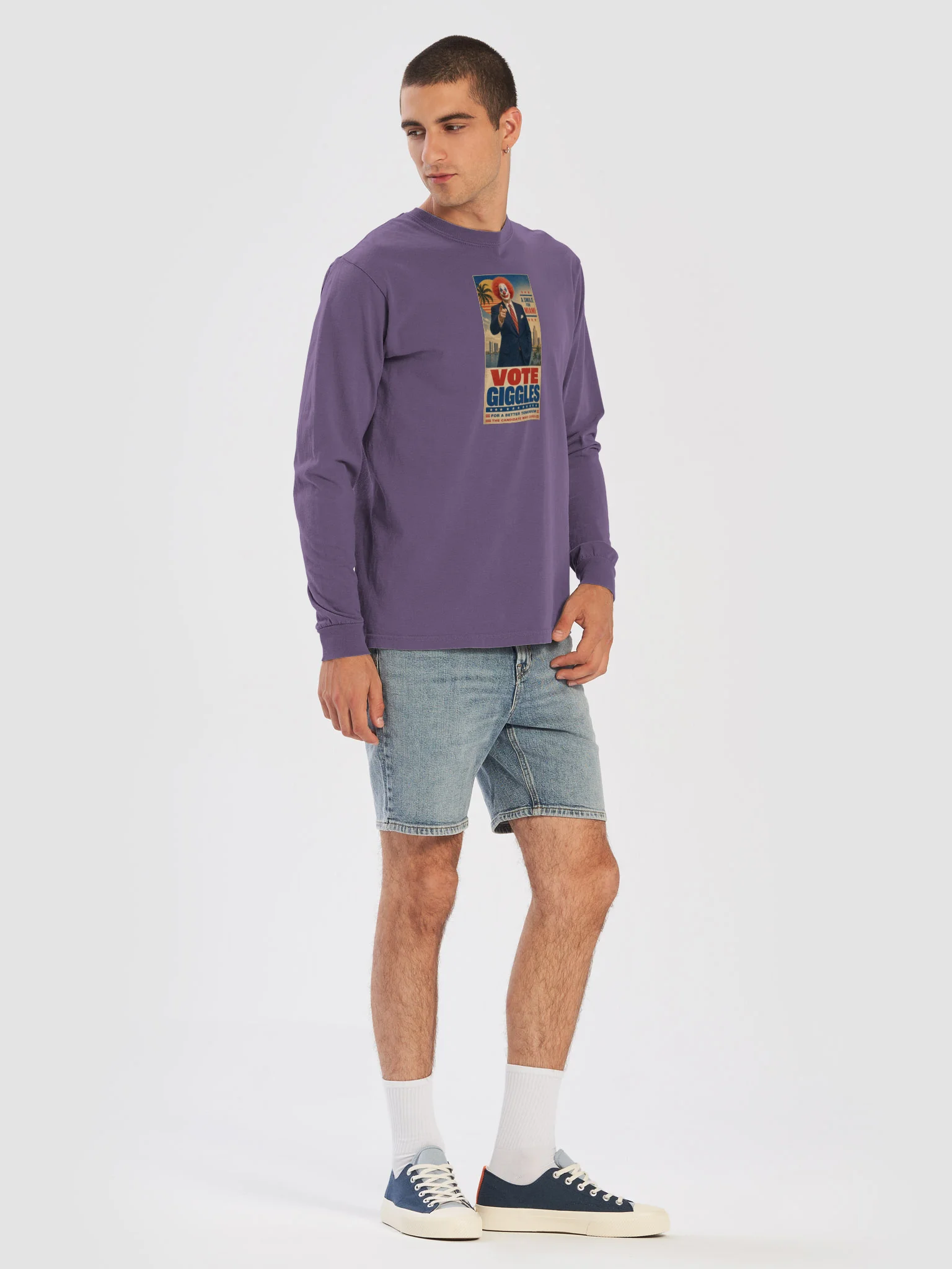 Vote Giggles Long Sleeve T-Shirt product image (7)