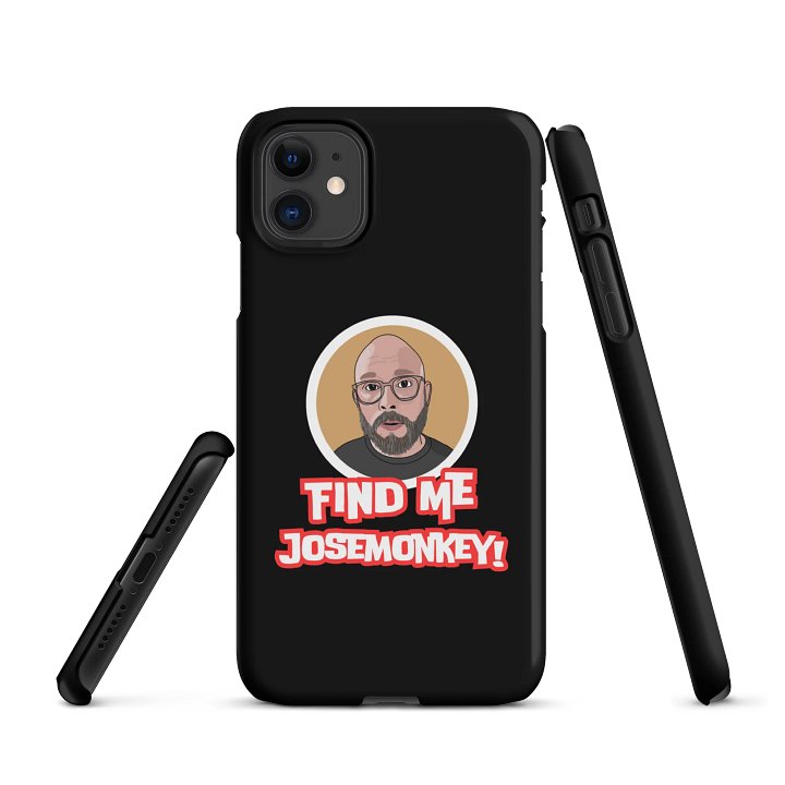 "Find me, josemonkey" iPhone Case product image (1)