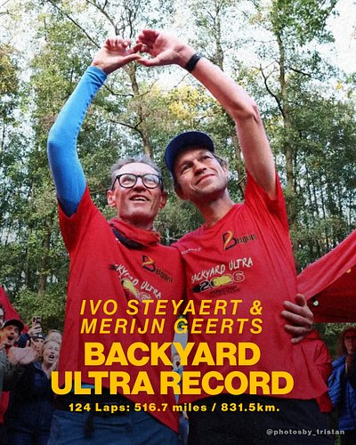 This is an insane new running world record! 😱

Ivo Steyaerts and Merijn Geerts, both from Belgium, have broken the backyard u...