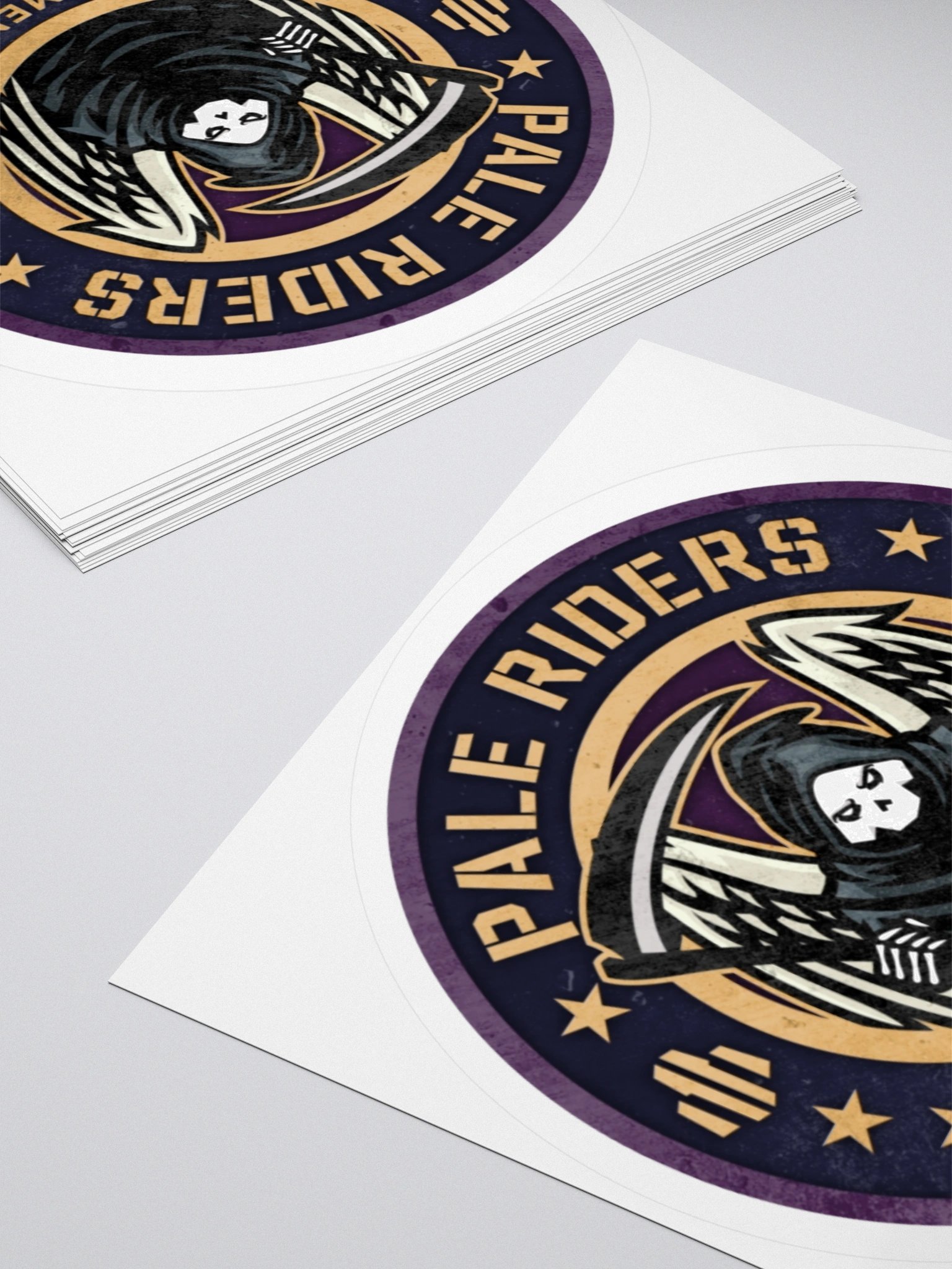 Pale Riders Textured Sticker product image (4)