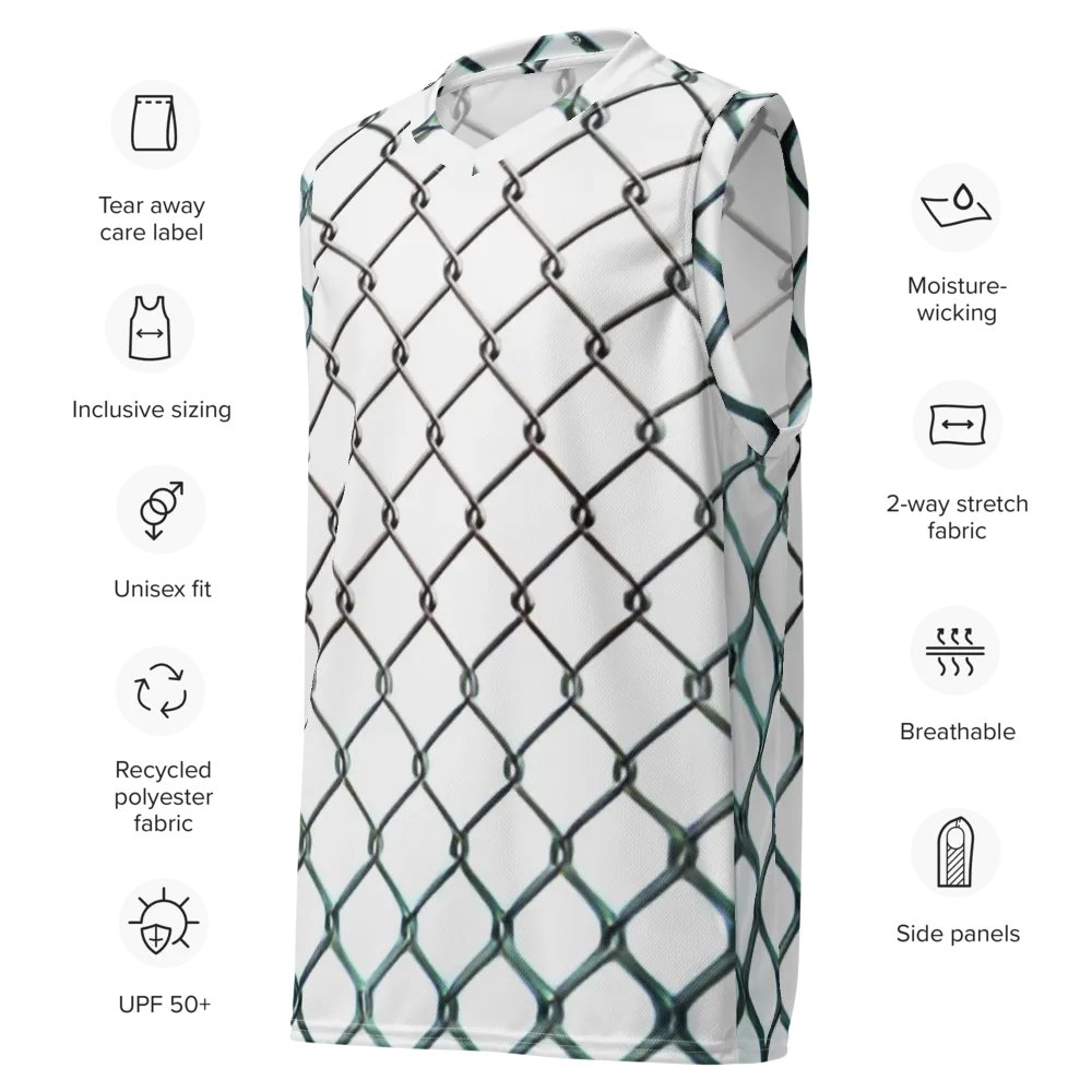 Diamond Mesh Basketball Jersey product image (7)