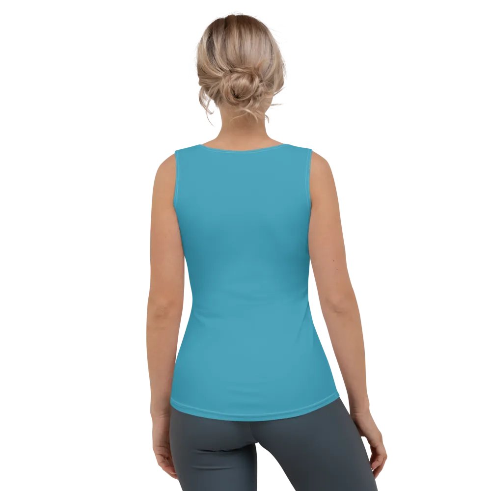 Queendom Beautiful Women Crown Tank Top/Turquoise (TM) product image (4)