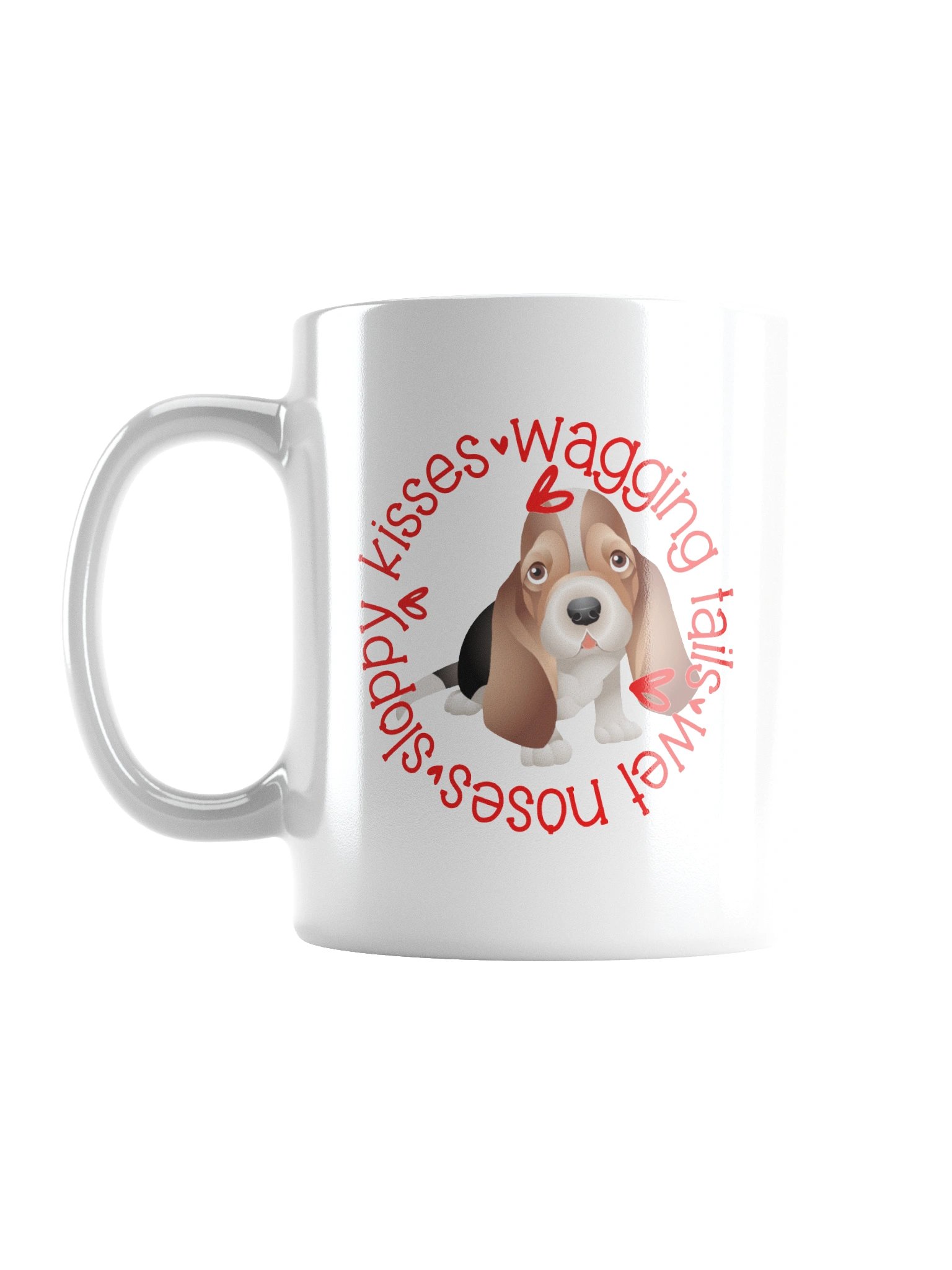 Sloppy Kisses Basset Hound Mug product image (2)
