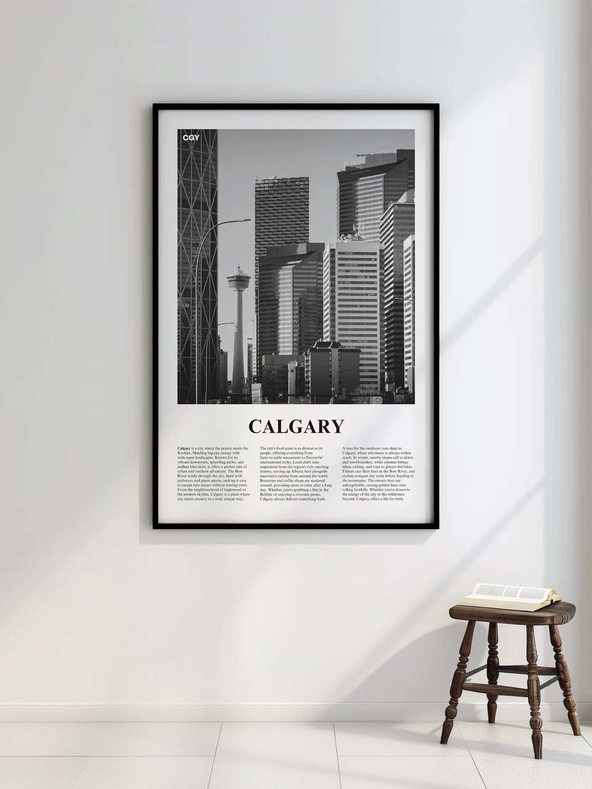 Calgary 03 Newspaper Poster | Framed product image (2)