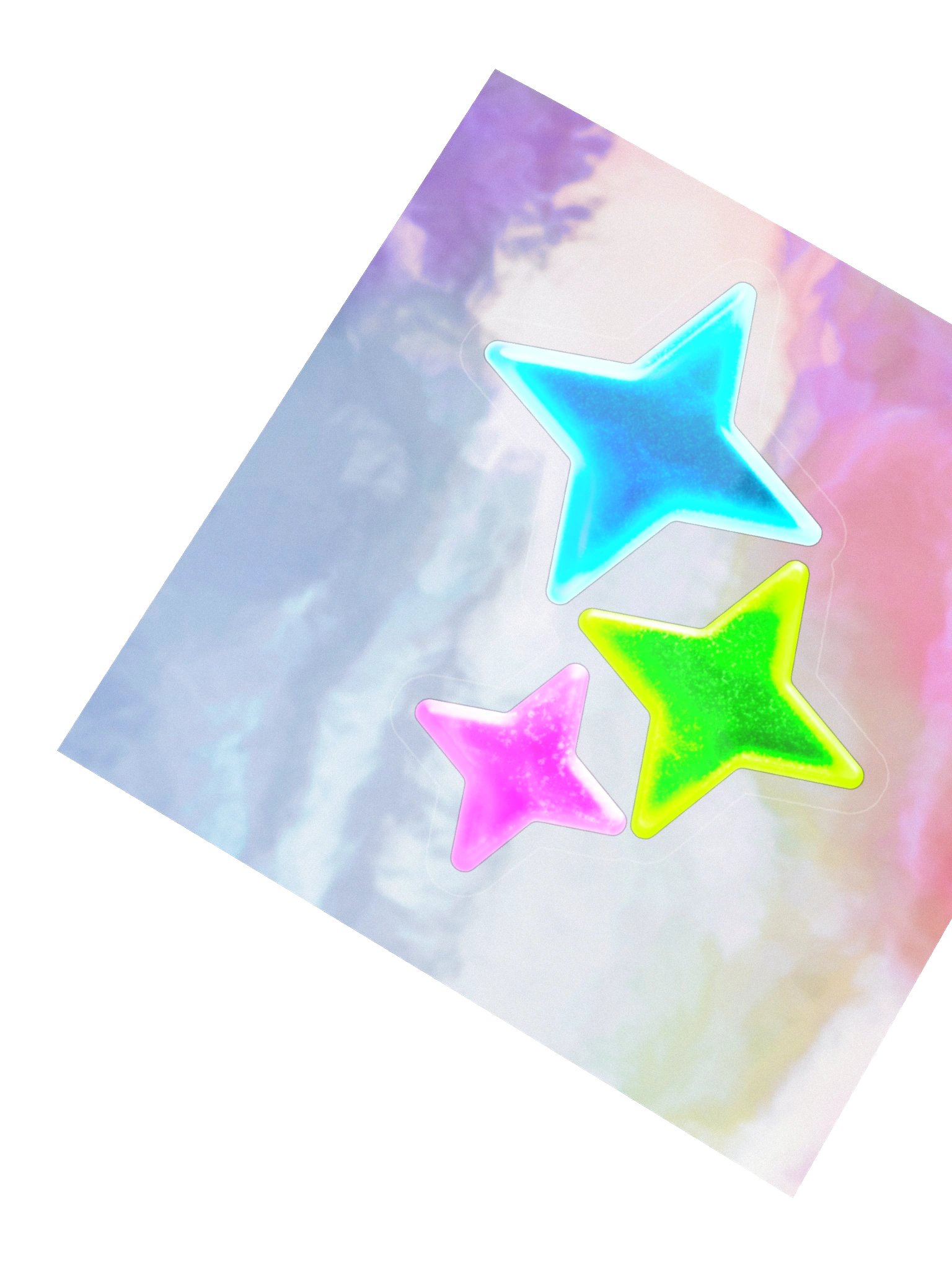 Gummy Frutiger Aero Stars (Sticker) product image (2)