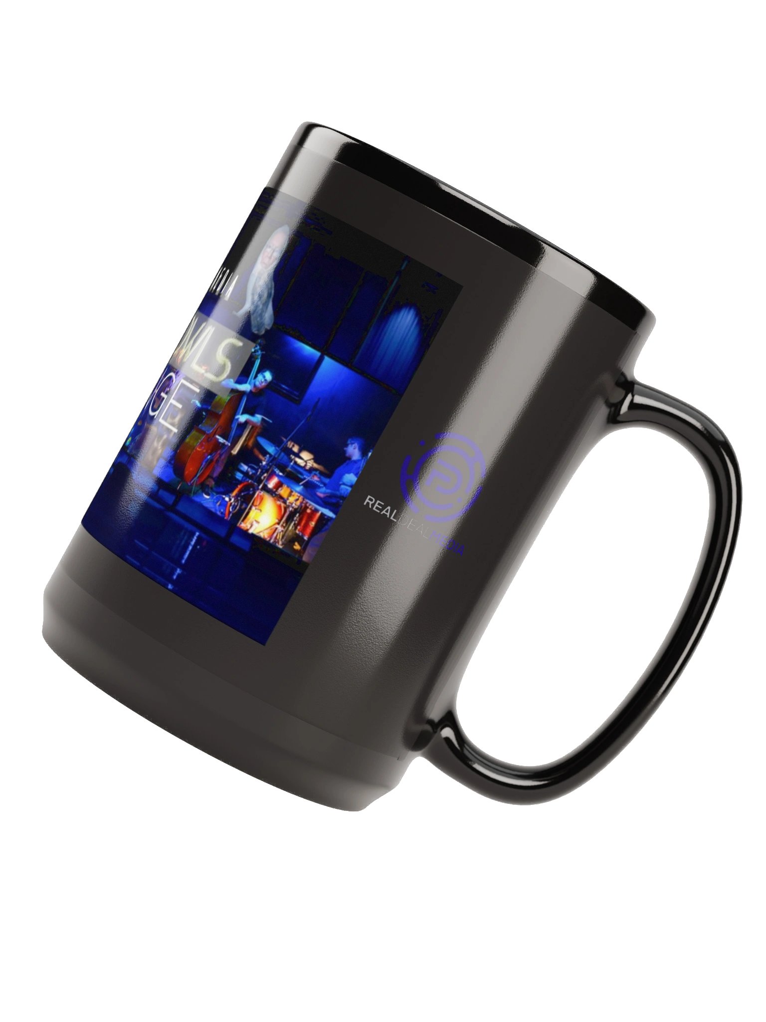 Night Owls Lounge — Black Glossy Mug product image (6)