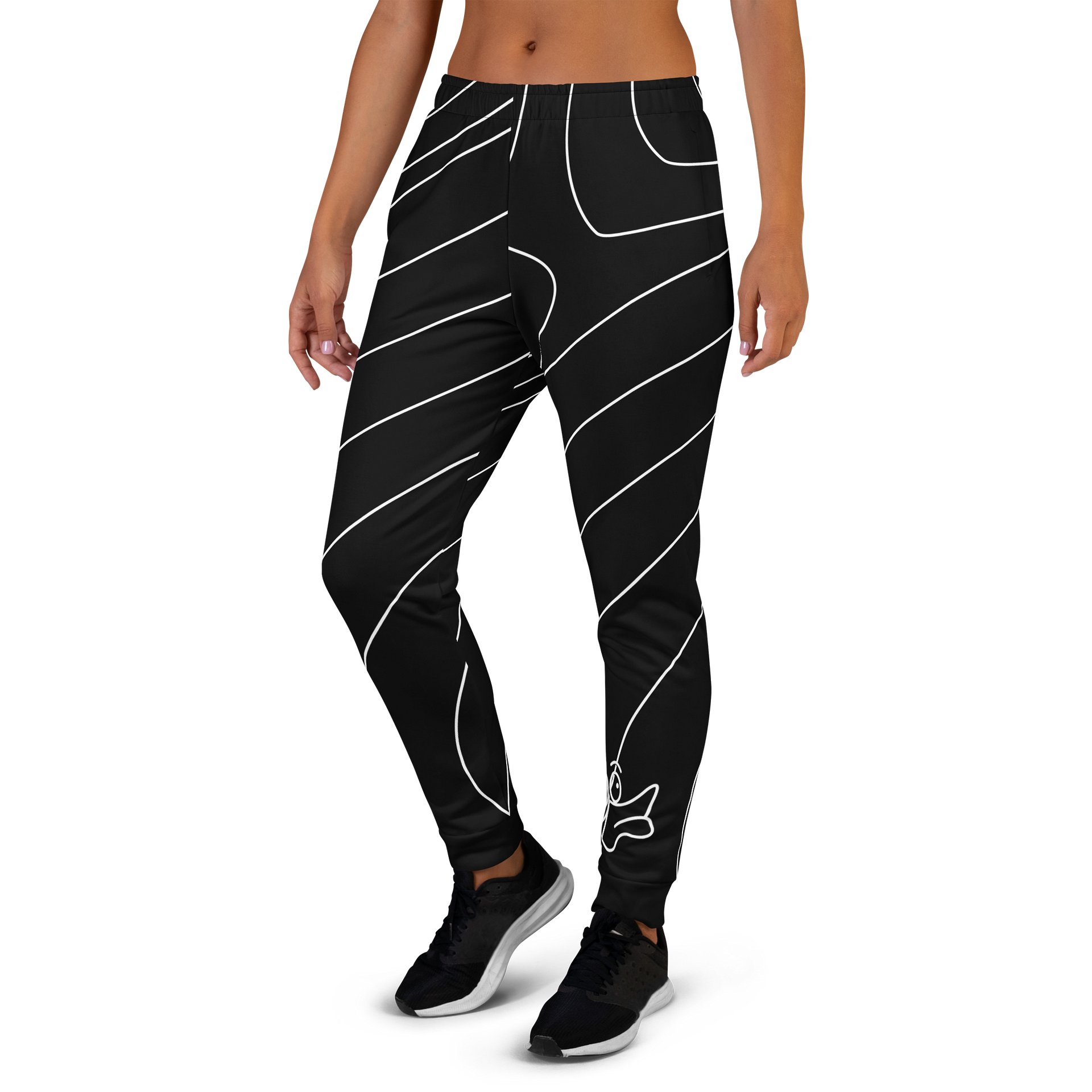 Ducc Face Lines Womens Joggers product image (3)