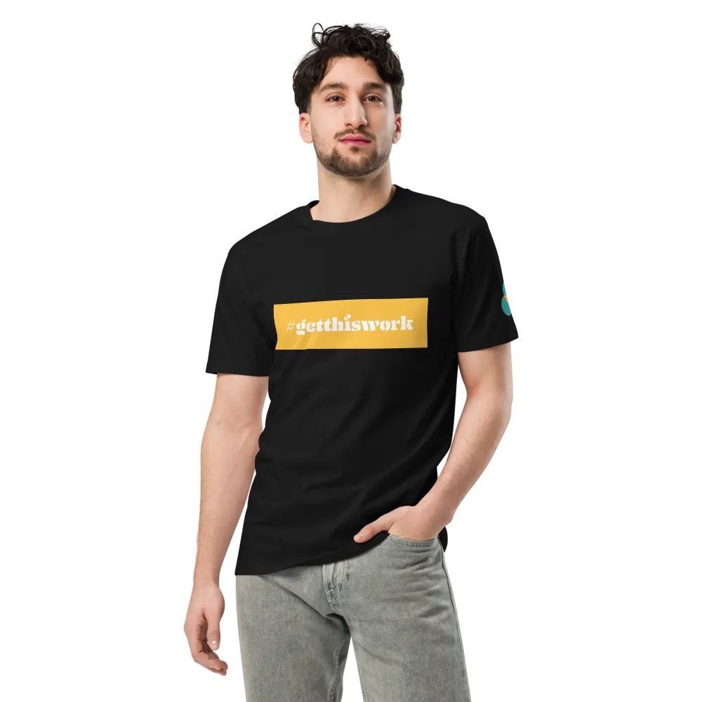 Stylized #GetThisWork Unisex Tee product image (4)