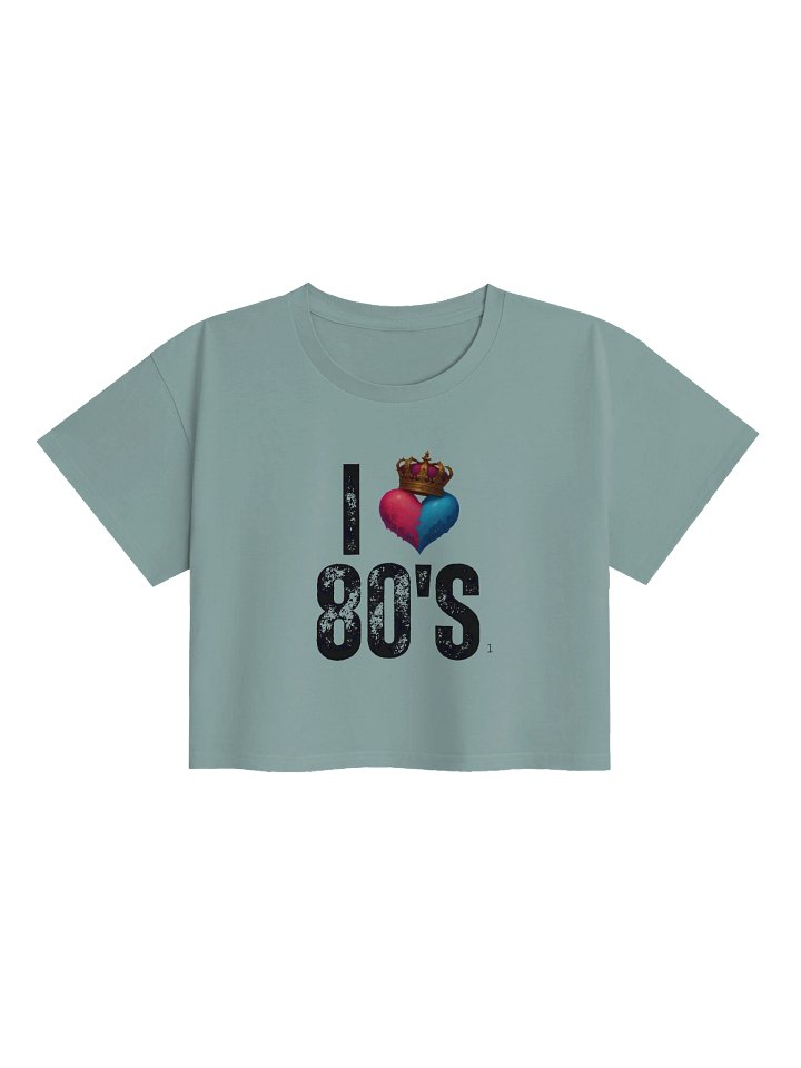 I Love 80s Crop Top product image (5)