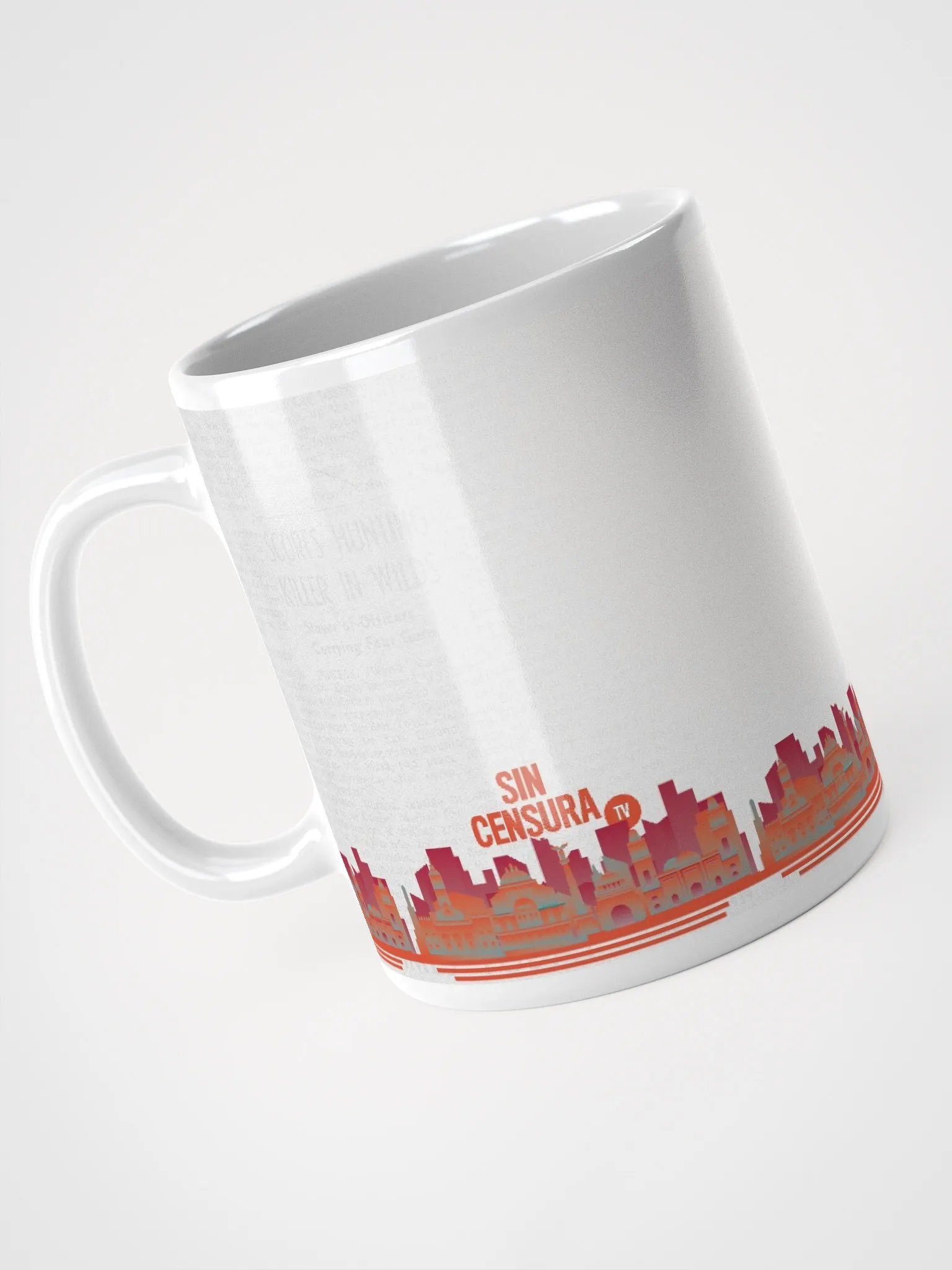 Taza blanca Sin Censura product image (3)
