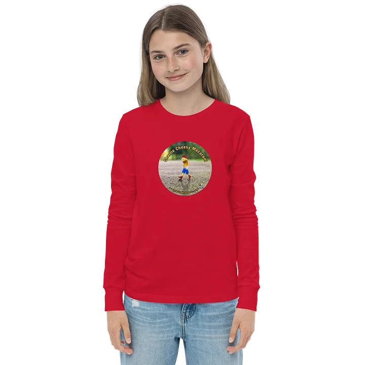 Charlie Cheesy Macaroni - Youth Long Sleeve T-Shirt product image (19)