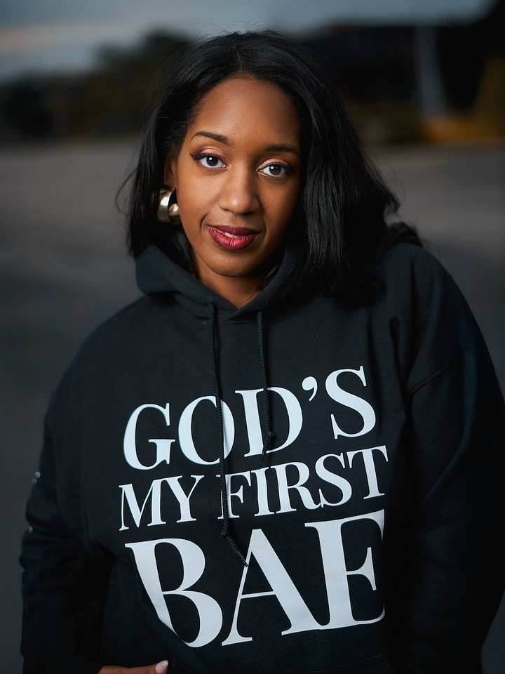 God's My First Bae Hoodie product image (1)