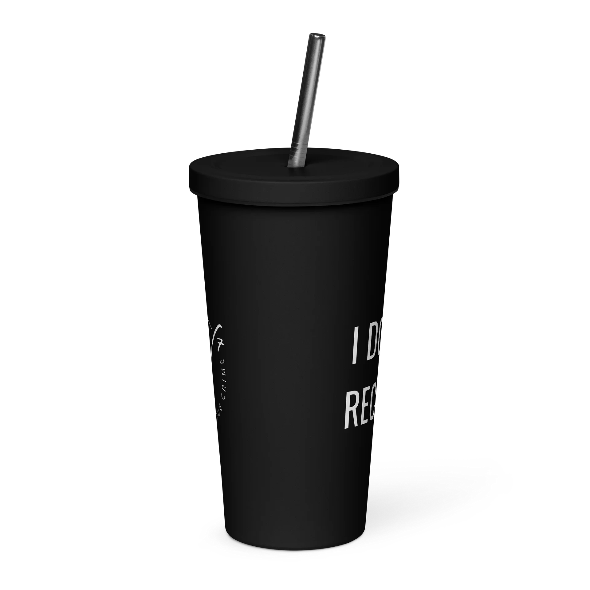 I Don’t Recall Insulated Tumbler (20 oz) — w/ Straw product image (4)