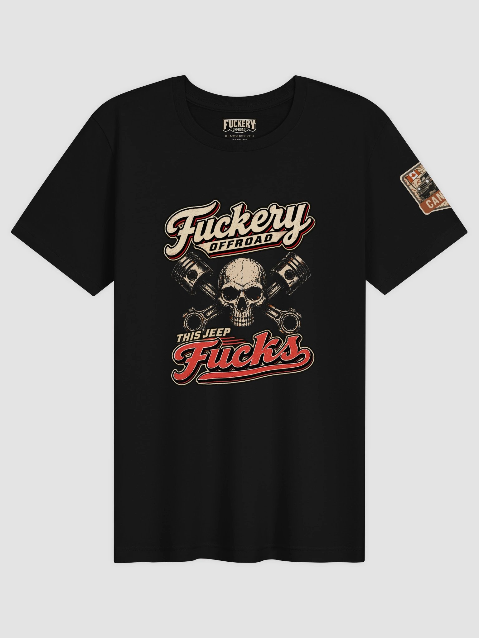 Unisex t-shirt with This Jeep Fucks (Version 2) product image (4)