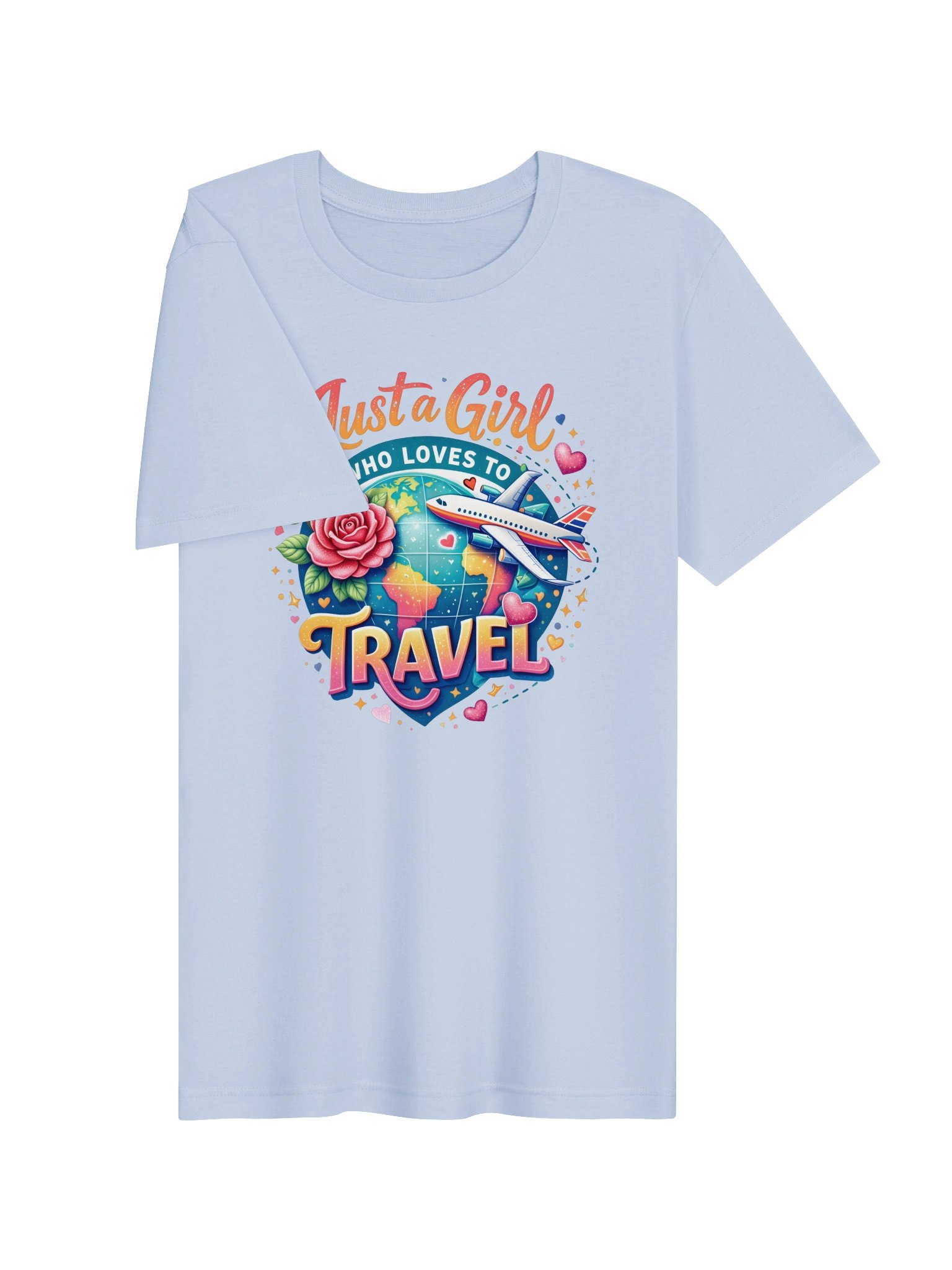 Just a Girl Who Loves to Travel T-Shirt product image (3)