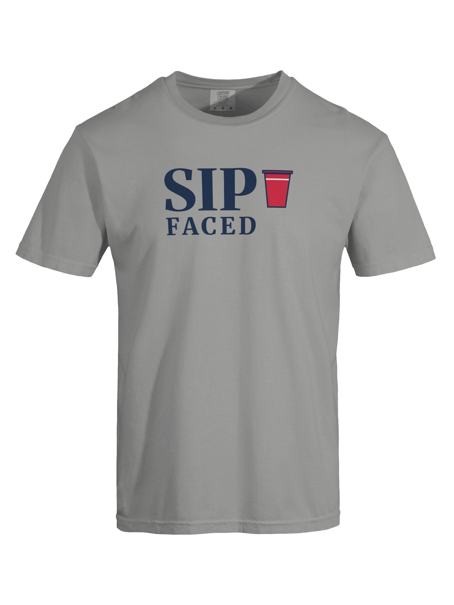 Sip Faced Classic Tee - Navy Print product image (25)