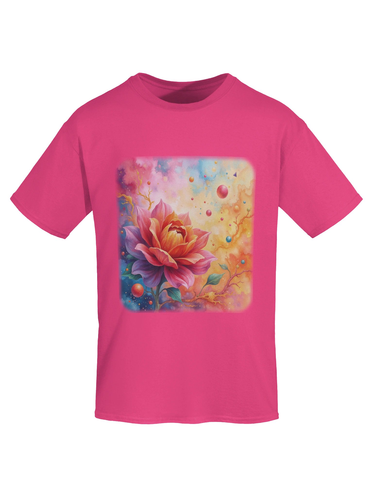 Dreamlike Floral Fusion T-Shirt product image (62)